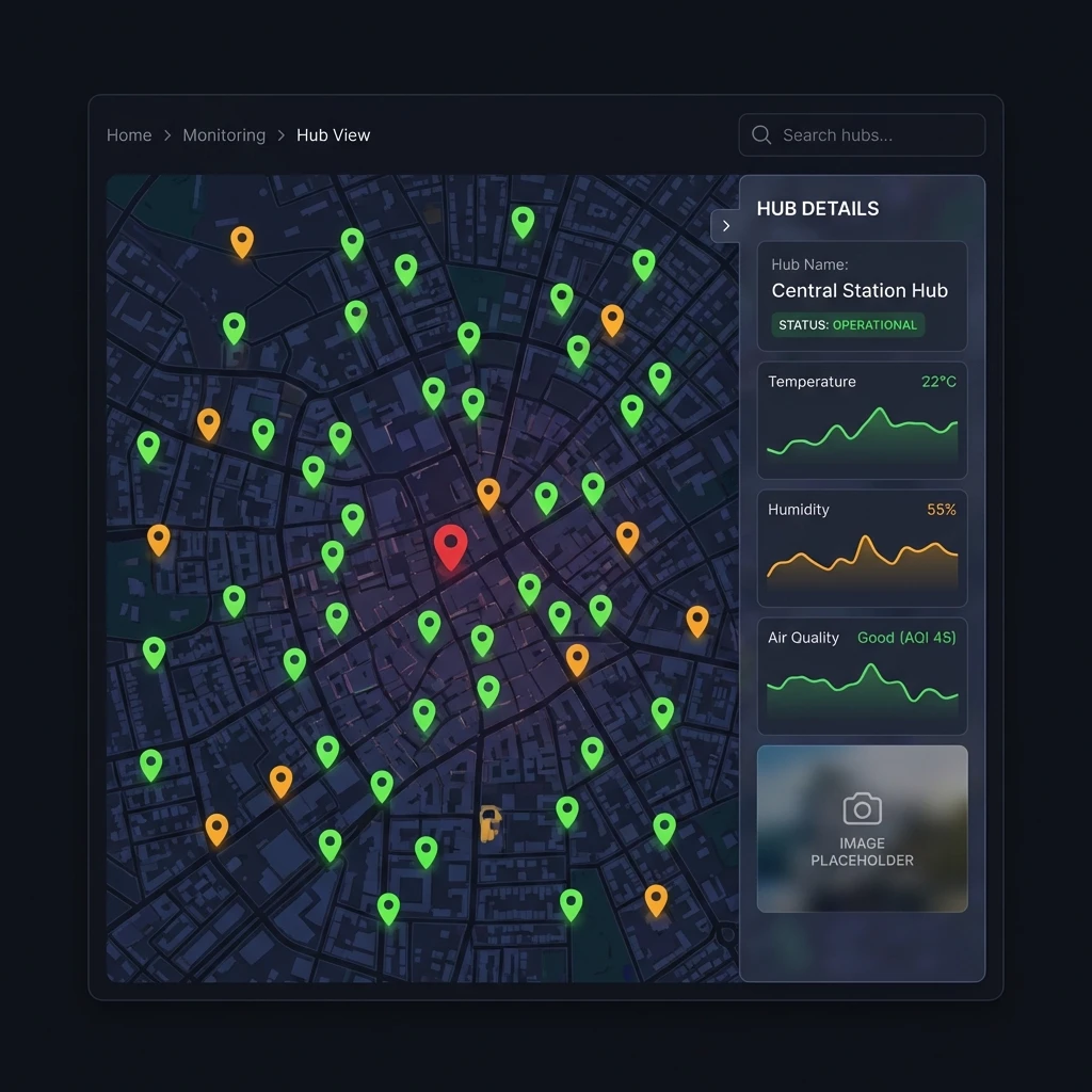 Hub-Monitoring — UIOS Dashboard Modul